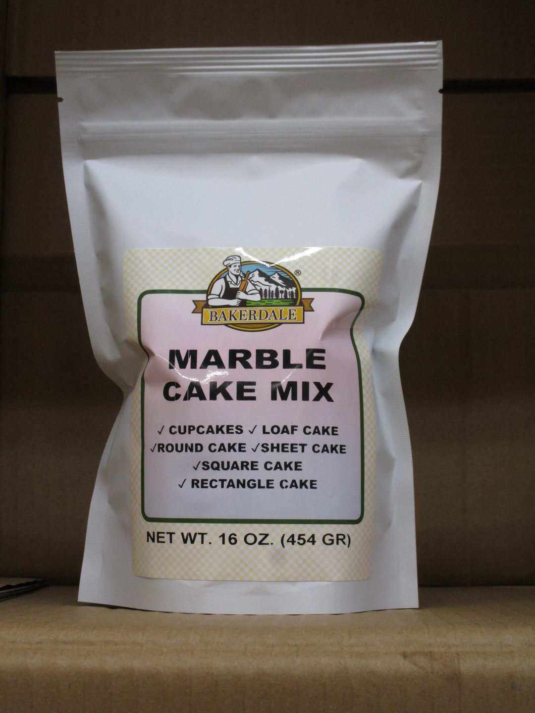 Marble Cake Mix 16 OZ Pouch Pack