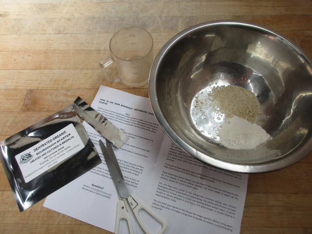 How to use Bakerdale dehydrated organic sourdough starter