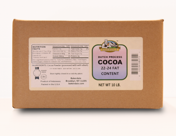 Cocoa Powder Dutch Processed Bulk 10 Lb Box