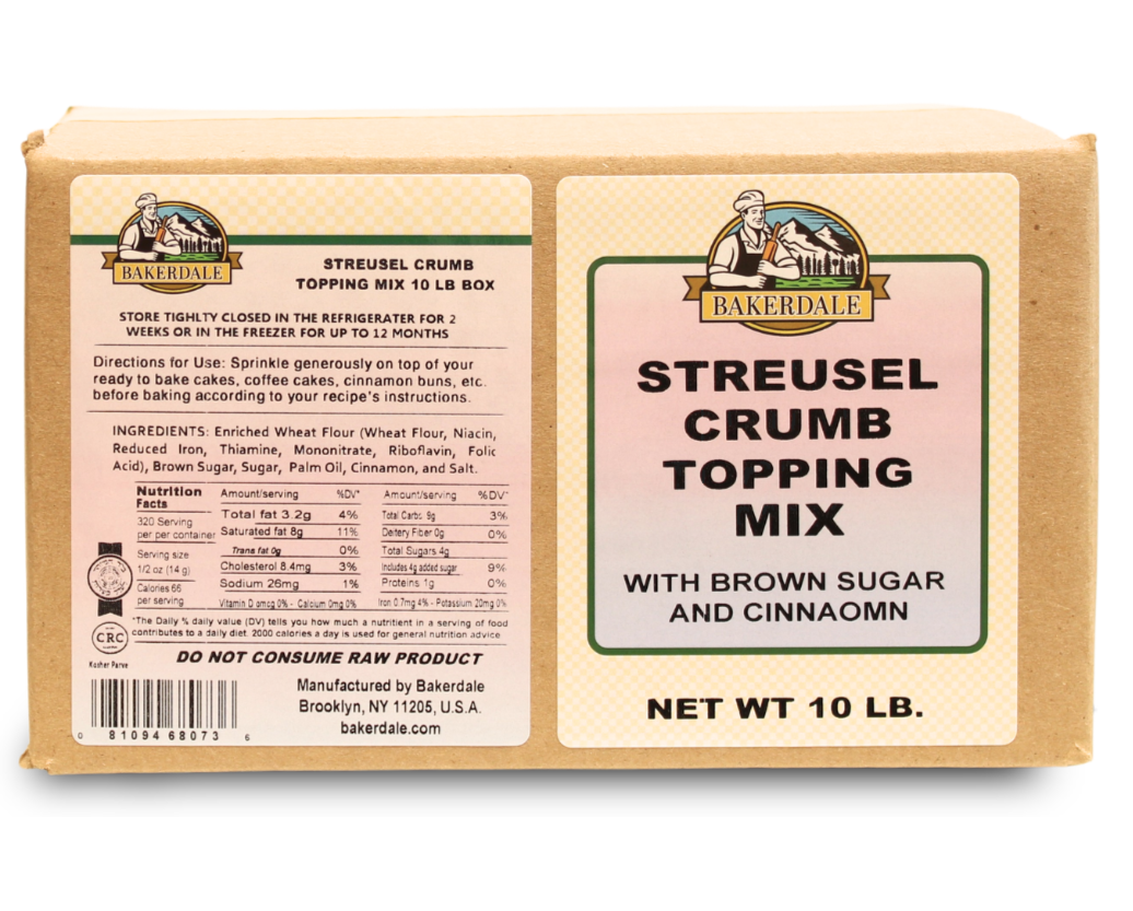 Streusel Crumb Topping Bulk 10 Lb Box