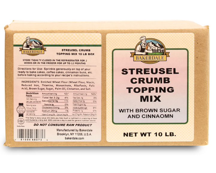 Streusel Crumb Topping Bulk 10 Lb Box