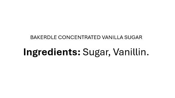 Concentrated Vanilla Sugar
