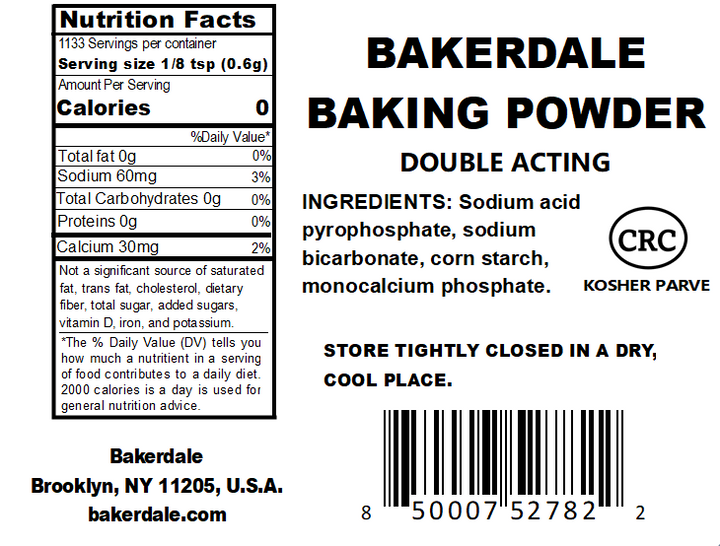 Double Acting Baking Powder