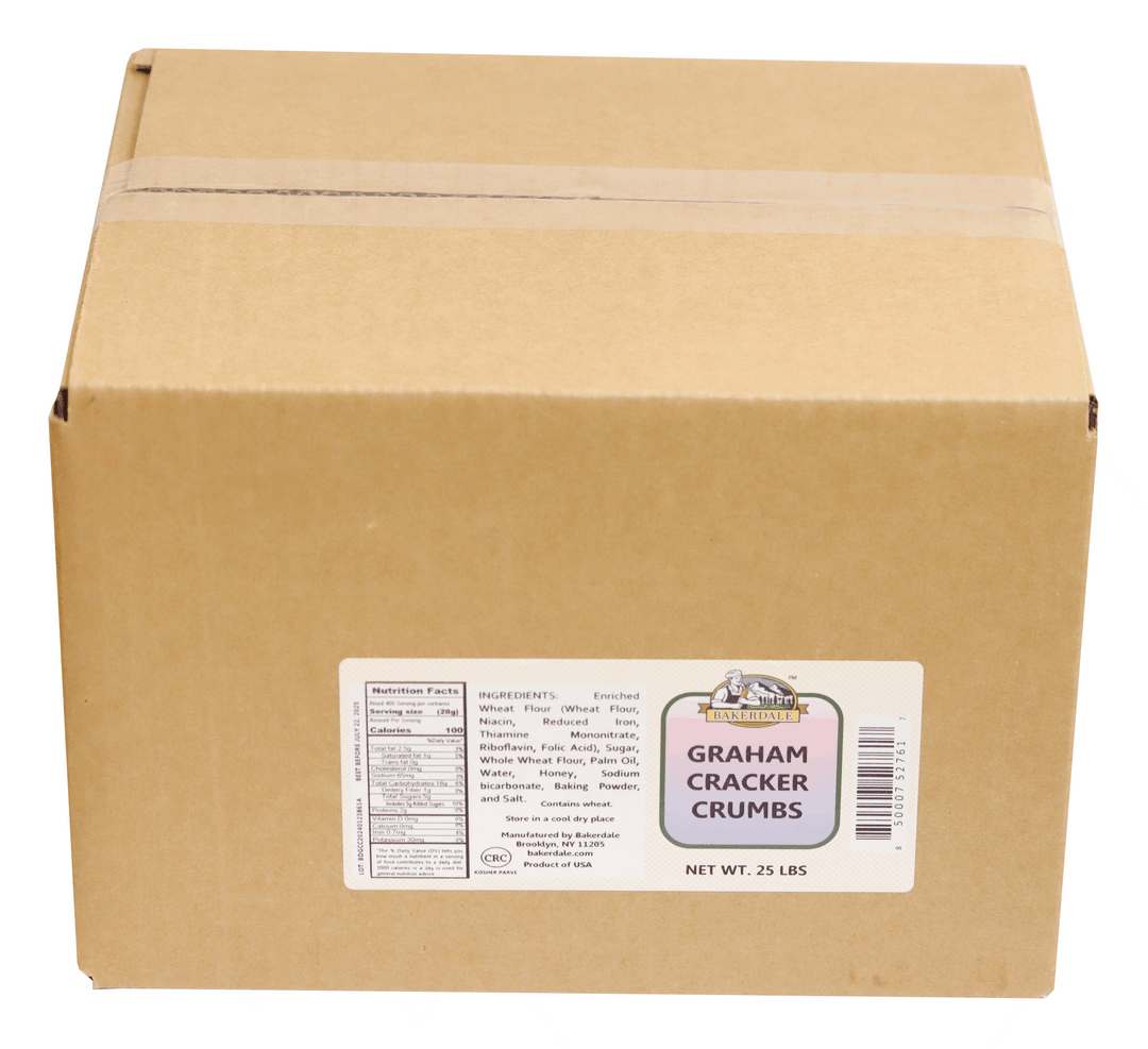 Graham Cracker Crumbs, 25 lbs. case