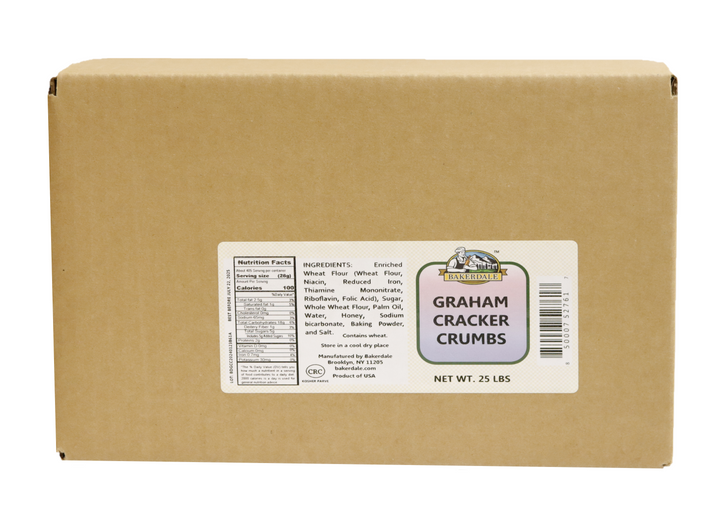 Graham Cracker Crumbs, 25 lbs. case