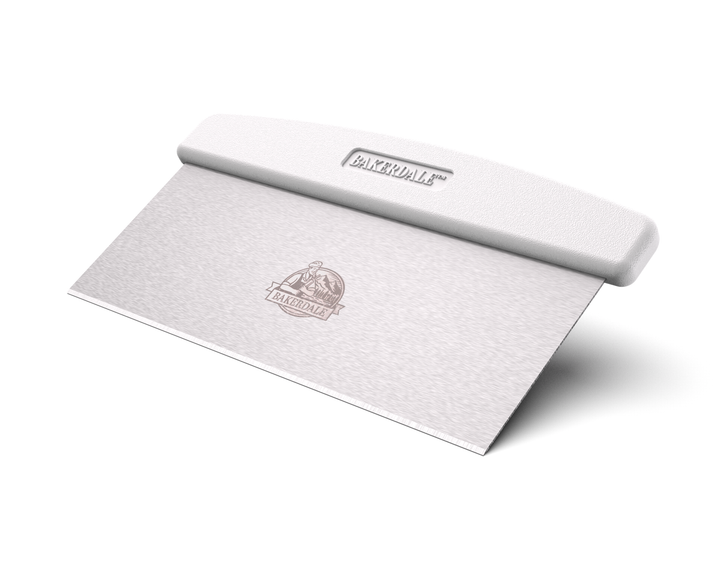 Bench Scraper, Dough cutter, Cake smoother, extra large 10-inch long