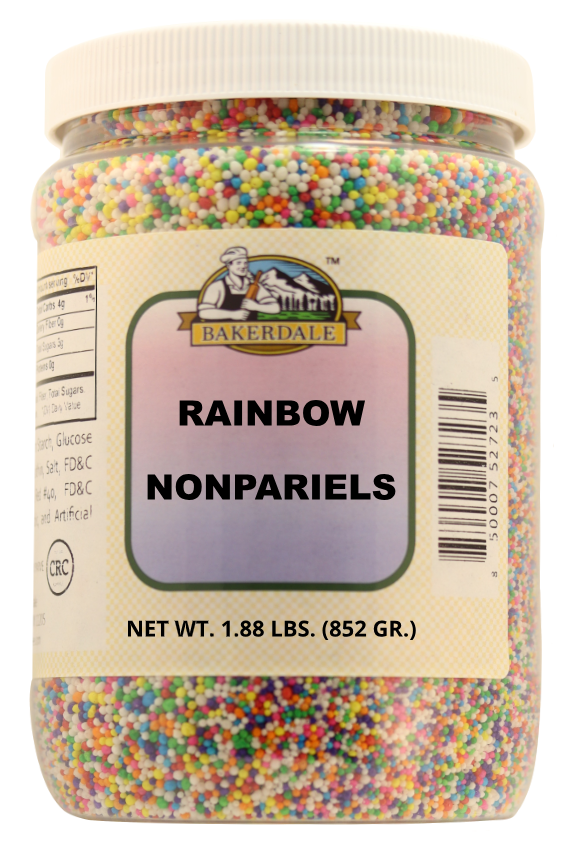 Rainbow Nonpareils Sprinkles