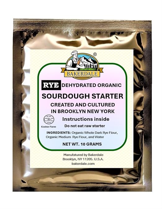Dehydrated Organic RYE Sourdough Starter Culture
