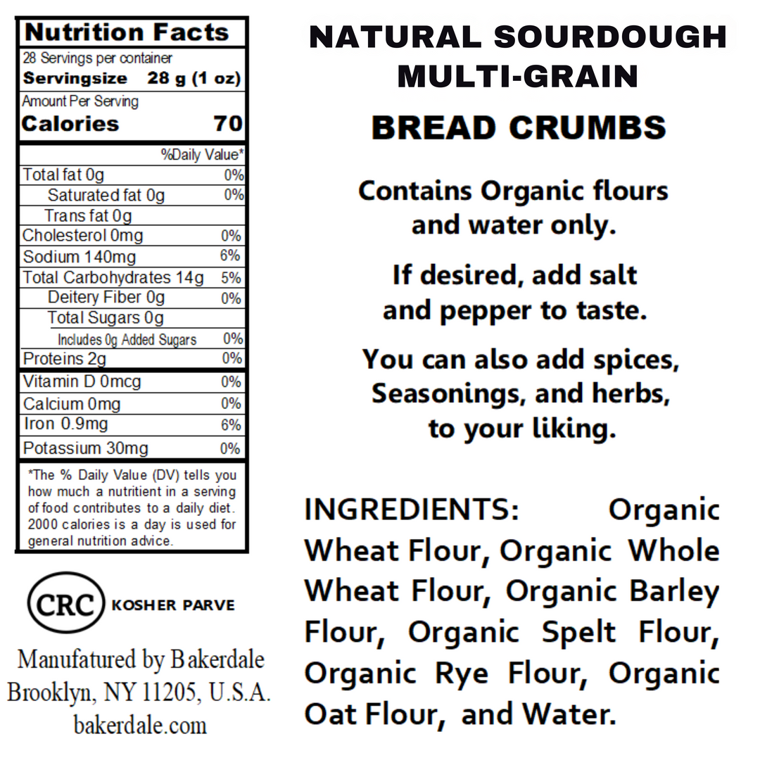 Natural Multigrain Sourdough Breadcrumbs