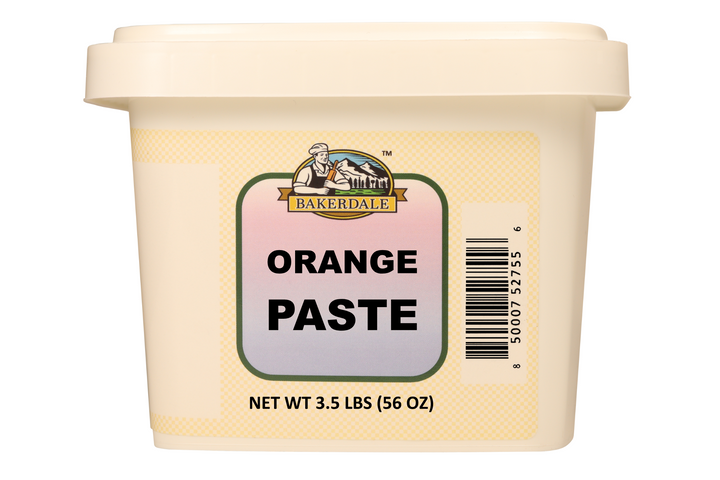 Orange Paste for Baking and more, 3.5 Lbs. Reclosable Container