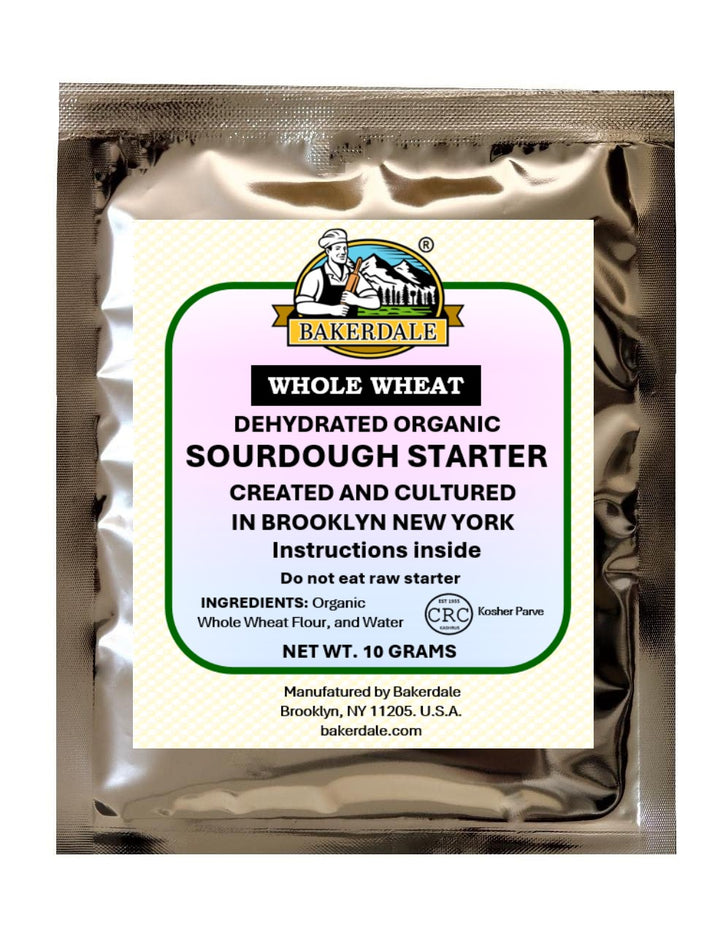 Dehydrated WHOLE WHEAT Organic Sourdough Starter