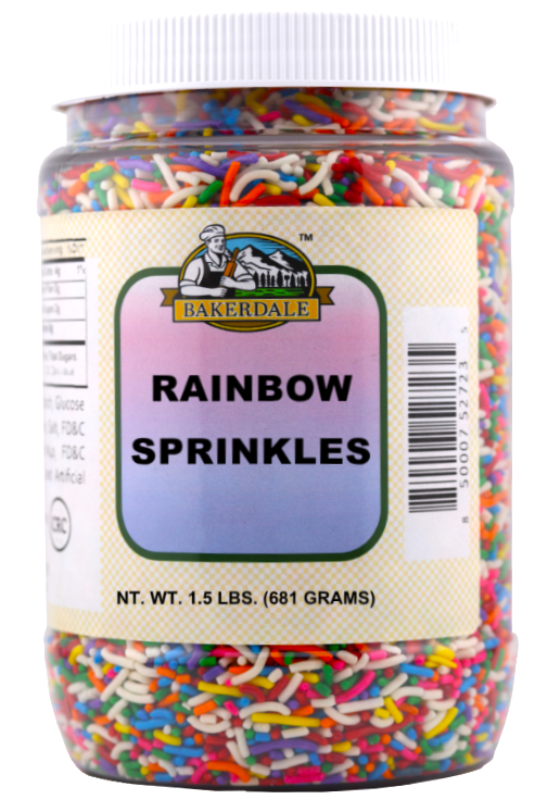 Rainbow Sprinkles, 1.5 Lbs.