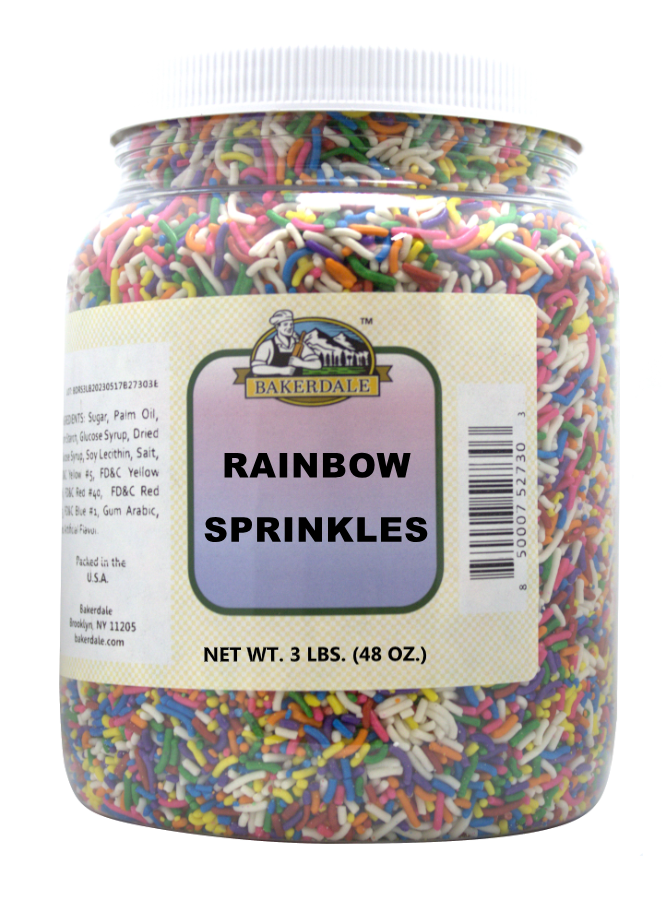 Rainbow Sprinkles, 3 Lbs.