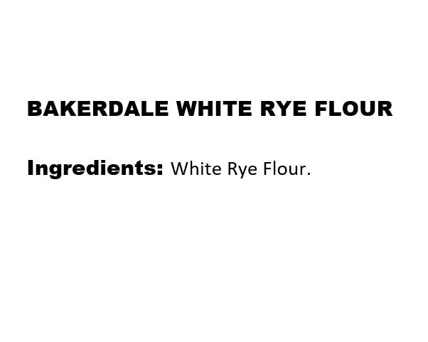 White RYE Flour 3.5 lbs.