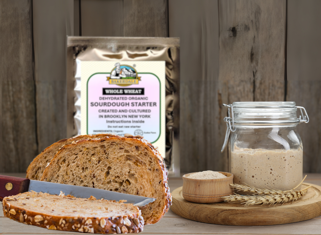 Dehydrated WHOLE WHEAT Organic Sourdough Starter